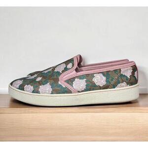 Coach FG1892 Slip On Shoes in Camo/Rose Print – Size 9.5B
